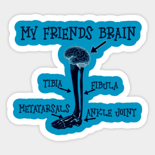 my friends brain. wisest person alive! Sticker